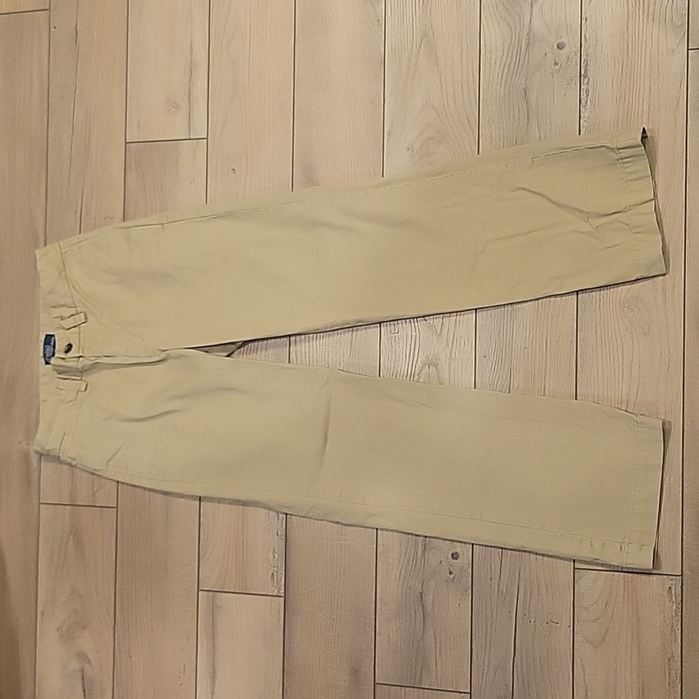 Polo by Ralph Lauren Khaki Cotton Pants Size 10